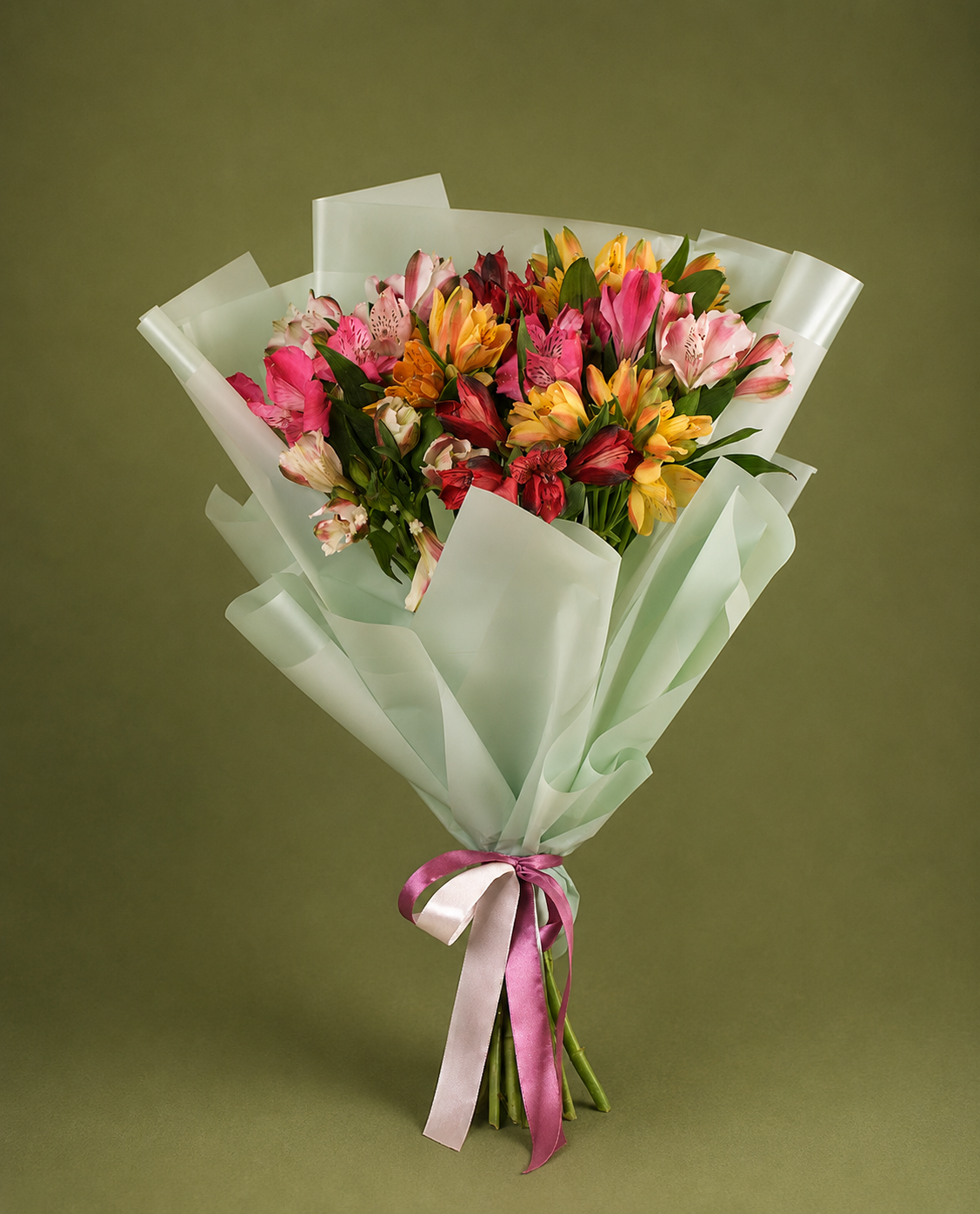 9 Alstroemerias